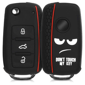 Don't Touch My Key Silicone Car Key Cover Case For All Cars Brands Keys