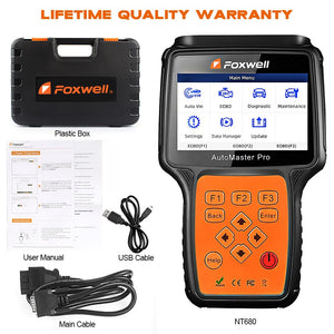 Foxwell 680 PRO All Systems Diagnostic Scanner Wth Oil Light/Service Reset+EPB Functions